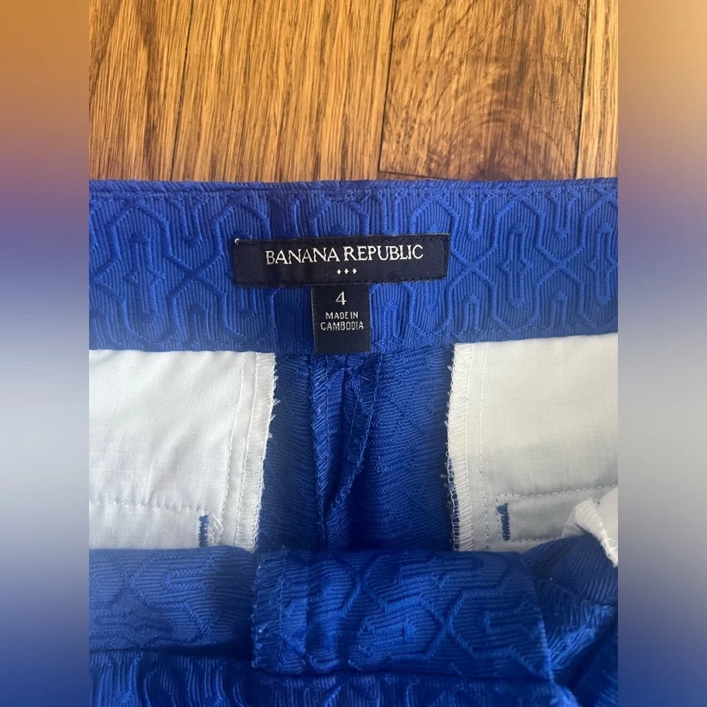 Banana Republic Women Blue Shorts - Picture 5 of 5